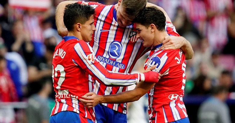 Atlético de Madrid's tegendoelpunten zijn terug op het laagste niveau